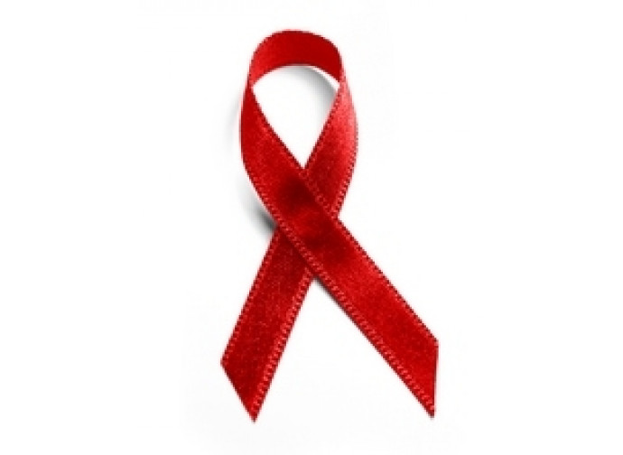 HIV red ribbon